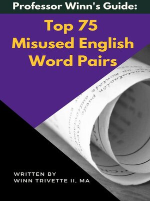cover image of Top 75 Misused English Word Pairs